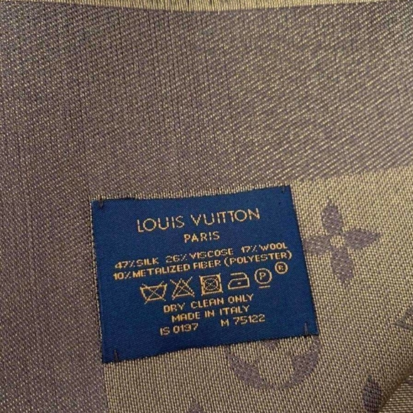Auth Louis Vuitton Shine Shawl Monogram Brand New - Picture 7 of 7